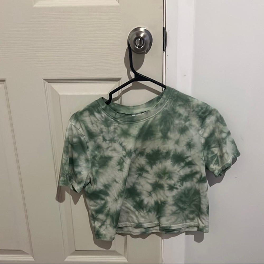 Zine Clothing Mint Tie-Dye Top